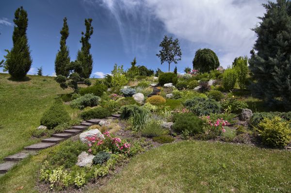 Steep Terrain Landscaping in Snellville