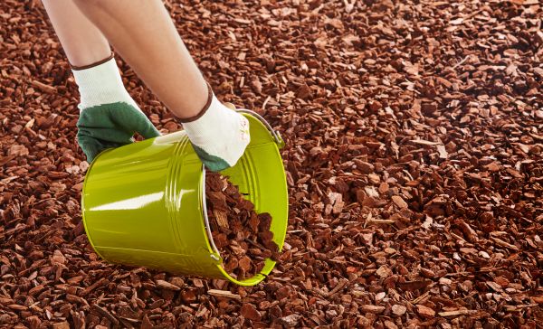 Wood Chip Landscaping in Snellville